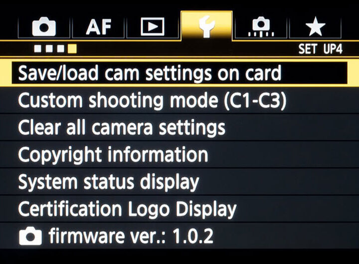 Tips & Tricks | Backing up your camera settings image